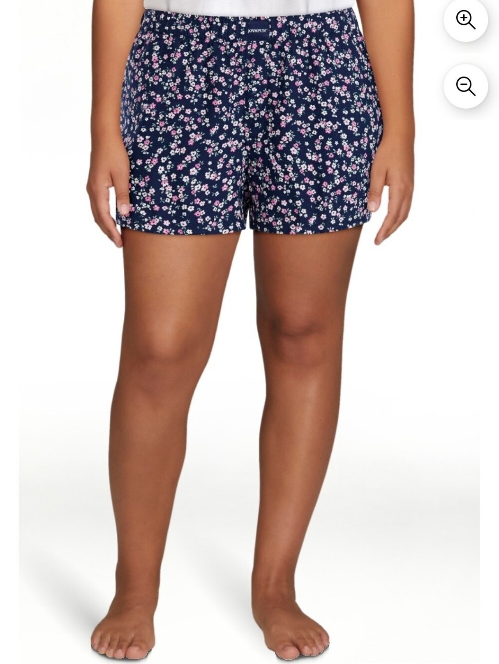 Joyspun Women's Woven Pajama Boxer Shorts,    T15